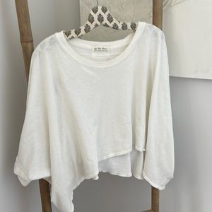 FREE PEOPLE white we the free top SIZE SMALL